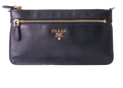 Crossbody, &pound;175, Handbags, Black, Leather, Front view